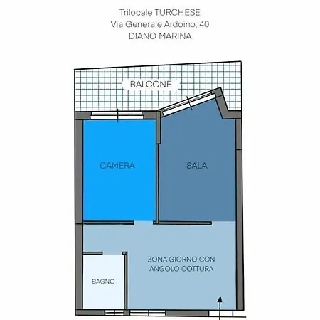 公寓 Turcheserivamare 30 Metri Dal Mare